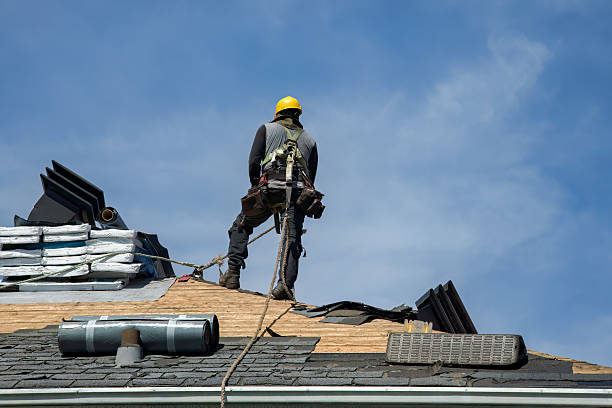 Professional Metal Roofing technician working in Bridgeport, CT